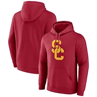 Men's Cardinal USC Trojans Logo Pullover Hoodie