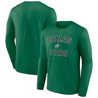 Men's Kelly Green Dallas Stars Victory Arch Team Long Sleeve T-Shirt