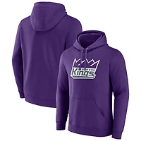Men's Purple Stockton Kings Logo Pullover Hoodie