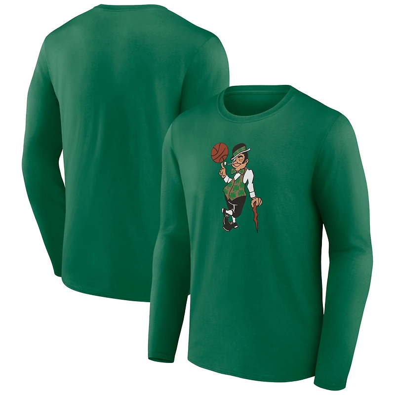 Men's Green Boston Celtics Alternate Logo Long Sleeve T-Shirt