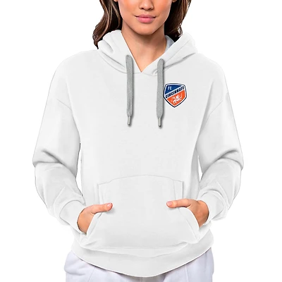 Women's Antigua FC Cincinnati Team Logo Victory Pullover Hoodie