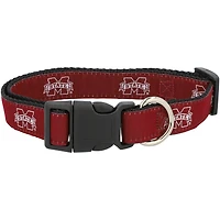 Mississippi State Bulldogs 1" Regular Dog Collar