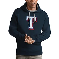 Men's Antigua Navy Texas Rangers Victory Pullover Team Logo Hoodie