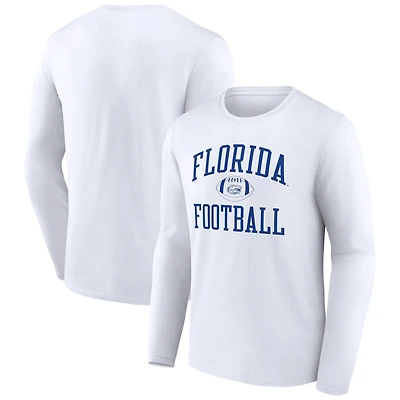 Men's White Florida Gators First Sprint Team Long Sleeve T-Shirt