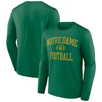 Men's Green Notre Dame Fighting Irish First Sprint Team Long Sleeve T-Shirt