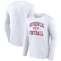 Men's White USC Trojans First Sprint Team Long Sleeve T-Shirt