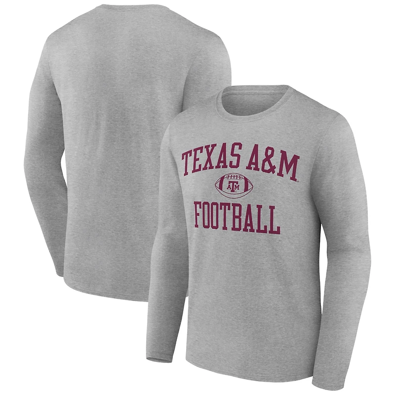 Men's Gray Texas A&M Aggies First Sprint Team Long Sleeve T-Shirt