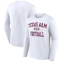 Men's White Texas A&M Aggies First Sprint Team Long Sleeve T-Shirt