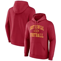 Men's Cardinal USC Trojans Neutral Zone Team Pullover Hoodie