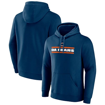 Men's Navy Chicago Bears Hometown Collection Prevent Pullover Hoodie