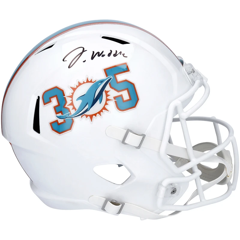 Jaylen Waddle Miami Dolphins Autographed Riddell 305 Speed Replica Helmet