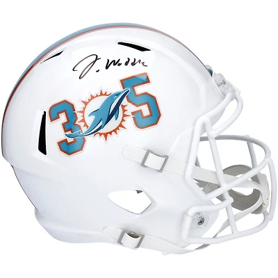 Jaylen Waddle Miami Dolphins Autographed Riddell 305 Speed Replica Helmet