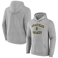 Men's Gray LA Galaxy Heart and Soul Pullover Hoodie