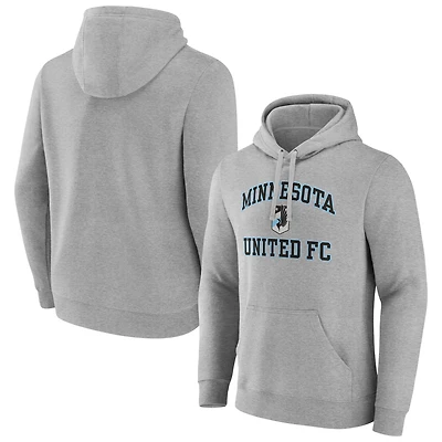 Men's Gray Minnesota United FC Heart and Soul Pullover Hoodie