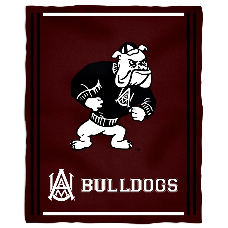 Alabama A&M Bulldogs 36'' x 48'' Children's Mascot Plush Blanket