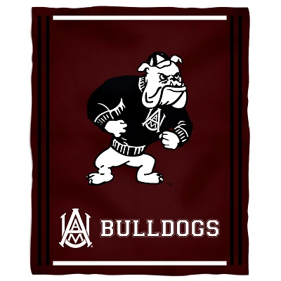 Alabama A&M Bulldogs 36'' x 48'' Children's Mascot Plush Blanket