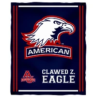 American University Eagles 36'' x 48'' Children's Mascot Plush Blanket