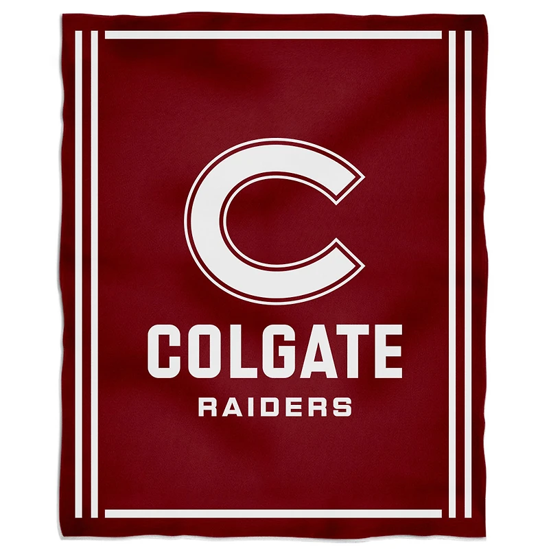 Colgate Raiders 36'' x 48'' Children's Mascot Plush Blanket