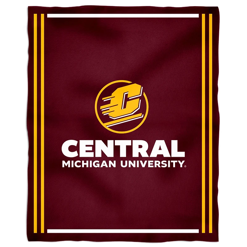 Cent. Michigan Chippewas 36'' x 48'' Children's Mascot Plush Blanket