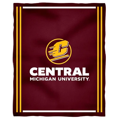 Cent. Michigan Chippewas 36'' x 48'' Children's Mascot Plush Blanket