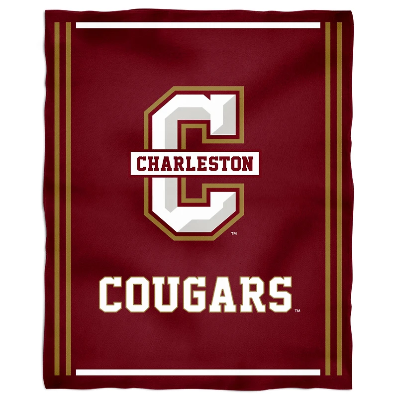 Charleston Cougars 36'' x 48'' Children's Mascot Plush Blanket