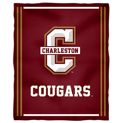 Charleston Cougars 36'' x 48'' Children's Mascot Plush Blanket