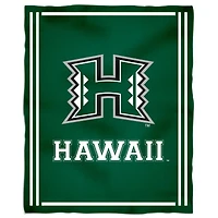 Hawaii Warriors 36'' x 48'' Children's Mascot Plush Blanket