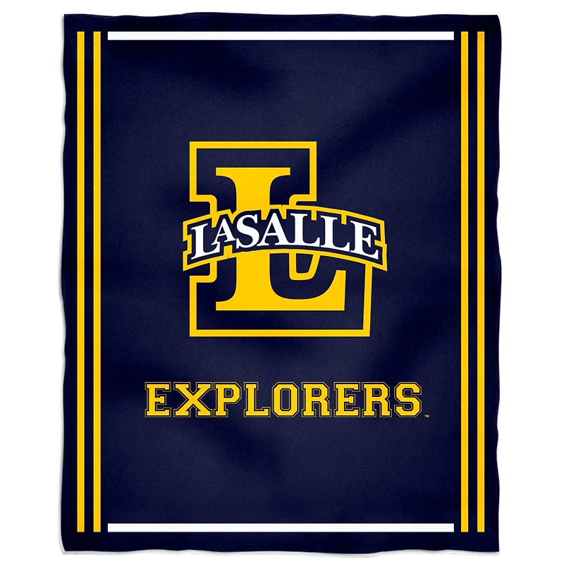 La Salle Explorers 36'' x 48'' Children's Mascot Plush Blanket