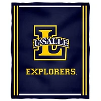 La Salle Explorers 36'' x 48'' Children's Mascot Plush Blanket