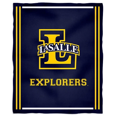 La Salle Explorers 36'' x 48'' Children's Mascot Plush Blanket