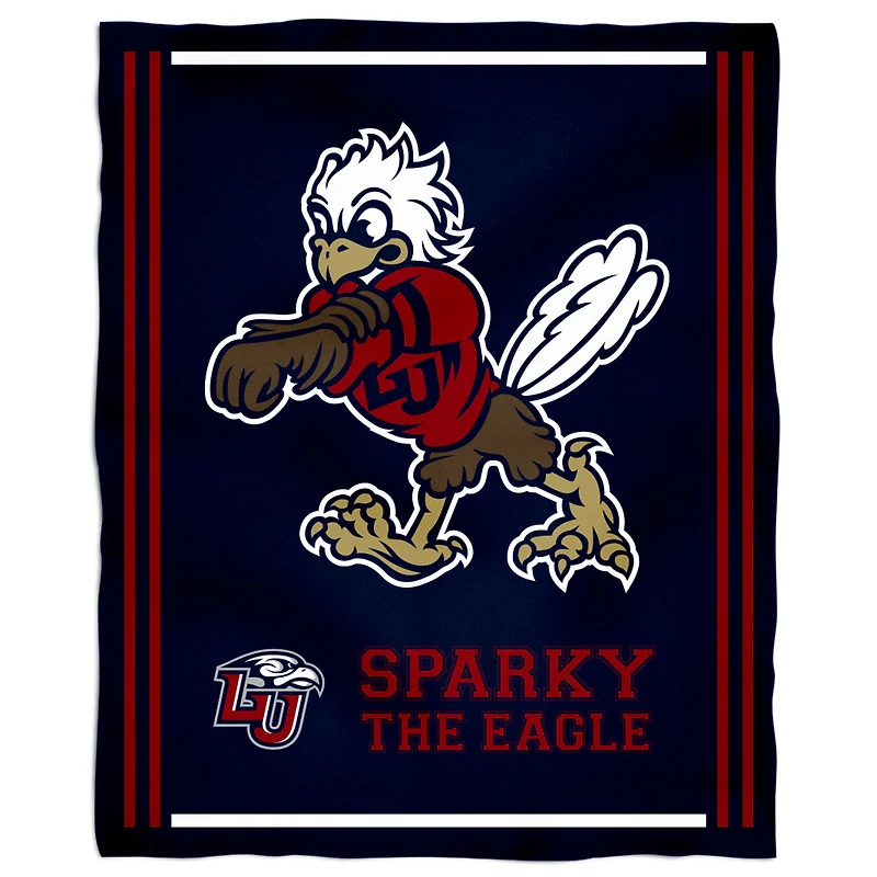 Liberty Flames 36'' x 48'' Children's Mascot Plush Blanket