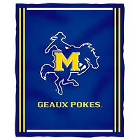McNeese State Cowboys 36'' x 48'' Children's Mascot Plush Blanket