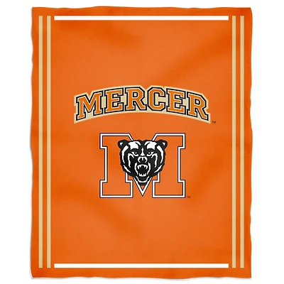 Mercer Bears 36'' x 48'' Children's Mascot Plush Blanket