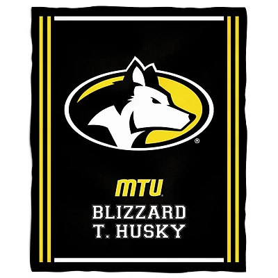 Michigan Tech Huskies 36'' x 48'' Children's Mascot Plush Blanket