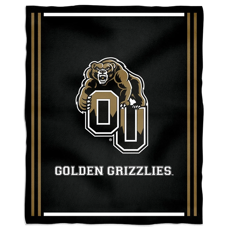 Oakland Golden Grizzlies 36'' x 48'' Children's Mascot Plush Blanket