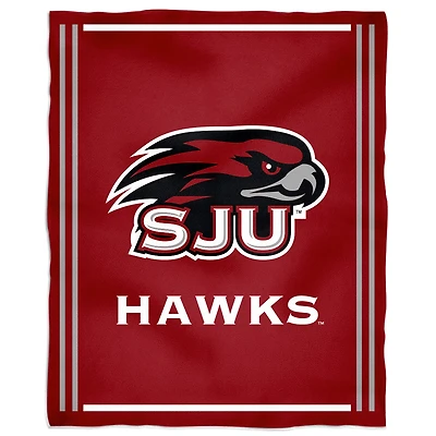 Saint Joseph's Hawks 36'' x 48'' Children's Mascot Plush Blanket