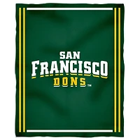 San Francisco Dons 36'' x 48'' Children's Mascot Plush Blanket