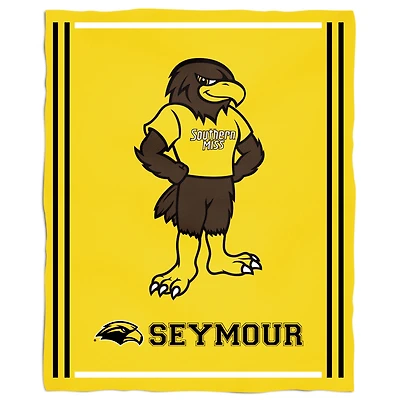 Southern Miss Golden Eagles 36'' x 48'' Children's Mascot Plush Blanket