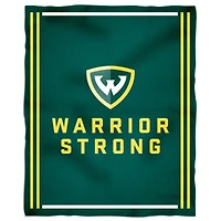 Wayne State Warriors 36'' x 48'' Children's Mascot Plush Blanket