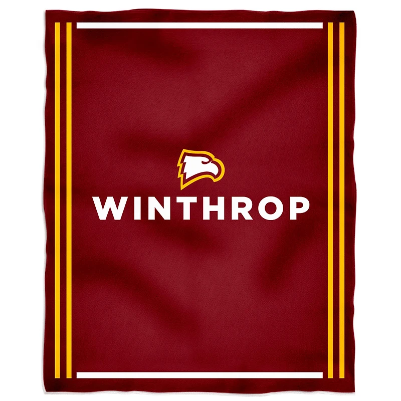 Winthrop Eagles 36'' x 48'' Children's Mascot Plush Blanket