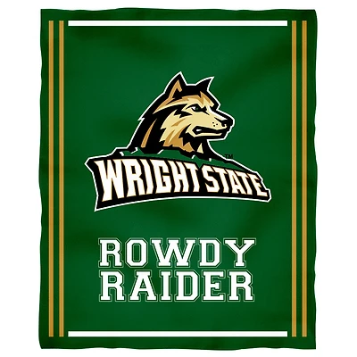 Wright State Raiders 36'' x 48'' Children's Mascot Plush Blanket
