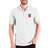 Men's Antigua White USMNT Esteem Big & Tall Polo
