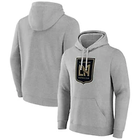 Men's Gray LAFC Official Logo Pullover Hoodie