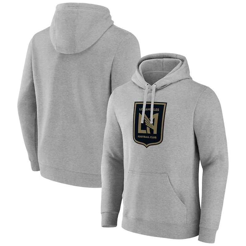 Men's Gray LAFC Official Logo Pullover Hoodie