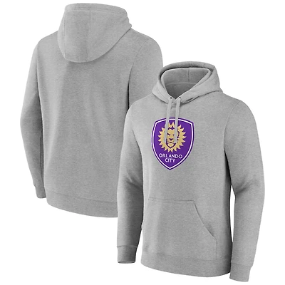 Men's Gray Orlando City SC Official Logo Pullover Hoodie