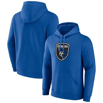 Men's Royal San Jose Earthquakes Official Logo Pullover Hoodie