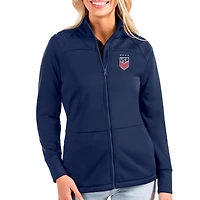 Women's Antigua Navy USWNT Links Golf Full-Zip Jacket