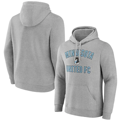 Men's Gray Minnesota United FC Victory Arch Pullover Hoodie