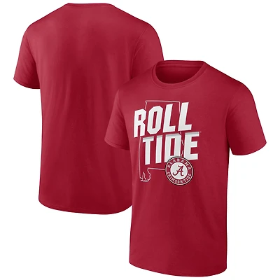 Men's Crimson Alabama Crimson Tide Home Field Win T-Shirt