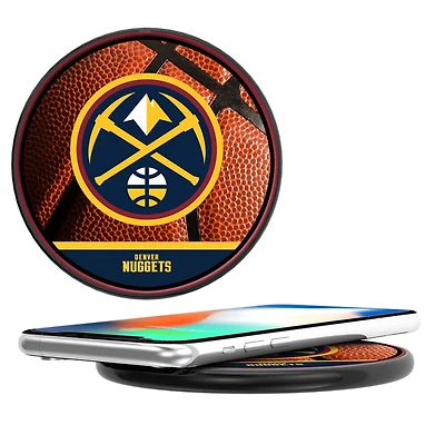Denver Nuggets Basketball Design 10-Watt Wireless Phone Charger